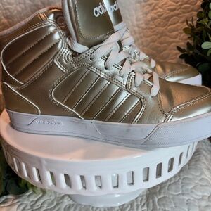 Adidas Women's Metallic Gold Sneakers